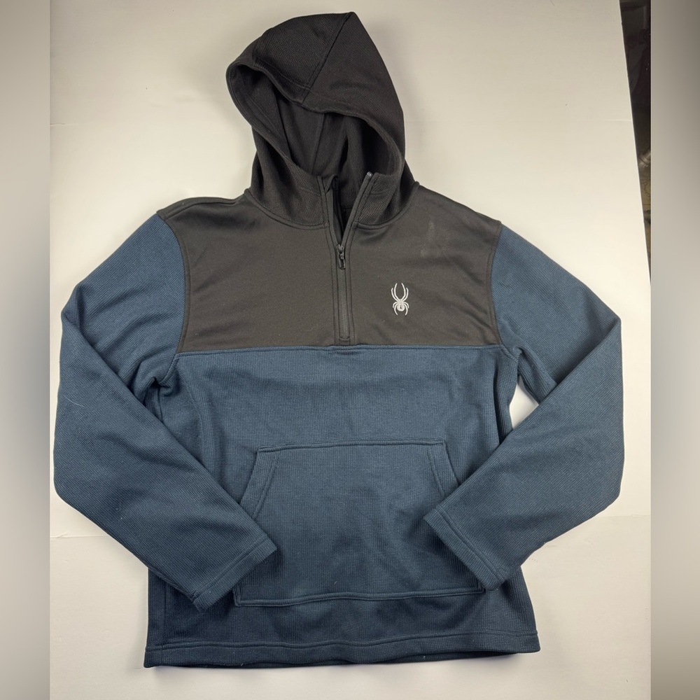 Spyder Racer 1/4 Zip navy/black pullover